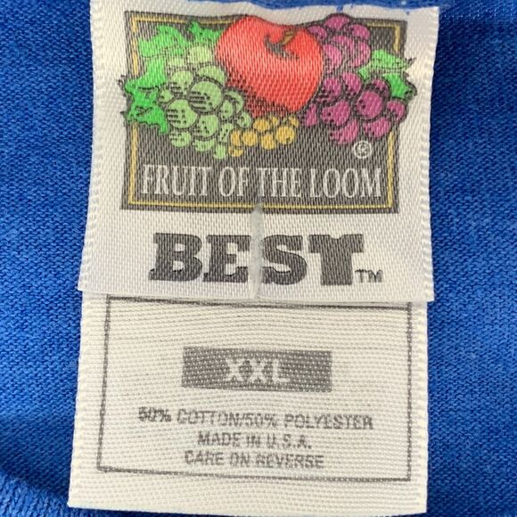 Vintage 90s Washington DC T Shirt Mens XXL 2XL Nations Capital Made In USA Blue - Picture 5 of 6